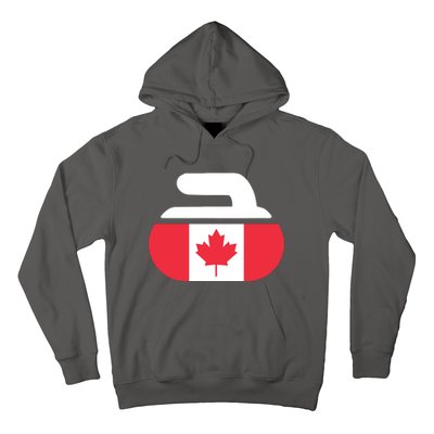 Curling Stone Canada Curler Canadian Flag Curling Hoodie