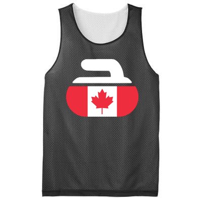 Curling Stone Canada Curler Canadian Flag Curling Mesh Reversible Basketball Jersey Tank