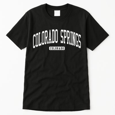 Colorado Springs Colorado CO College University Style Tall T-Shirt