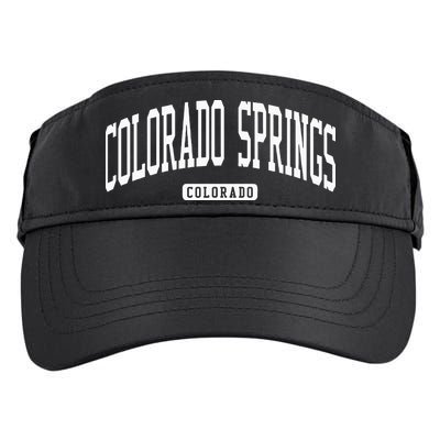 Colorado Springs Colorado CO College University Style Adult Drive Performance Visor