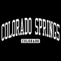 Colorado Springs Colorado CO College University Style Drawstring Bag
