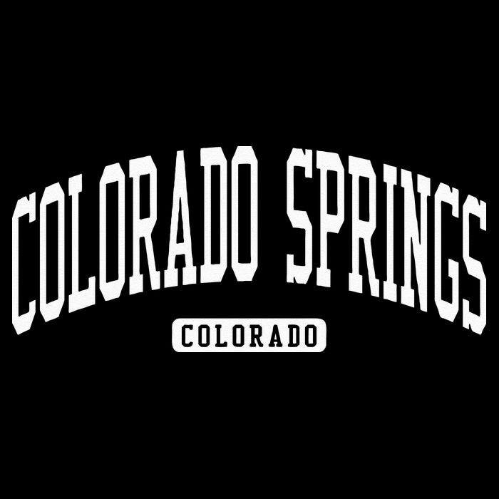 Colorado Springs Colorado CO College University Style Drawstring Bag