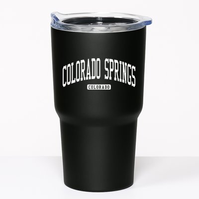 Colorado Springs Colorado CO College University Style Tumbler