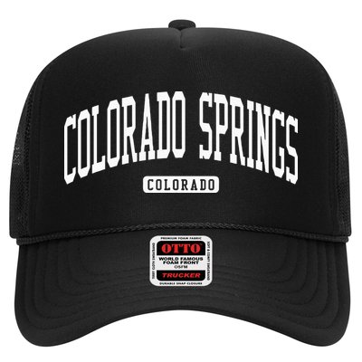 Colorado Springs Colorado CO College University Style Hat