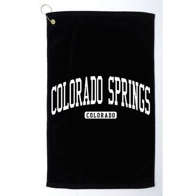 Colorado Springs Colorado CO College University Style Golf Towel