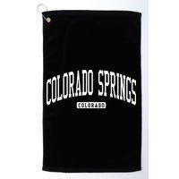 Colorado Springs Colorado CO College University Style Golf Towel