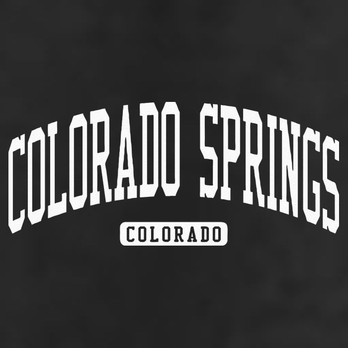 Colorado Springs Colorado CO College University Style Golf Towel