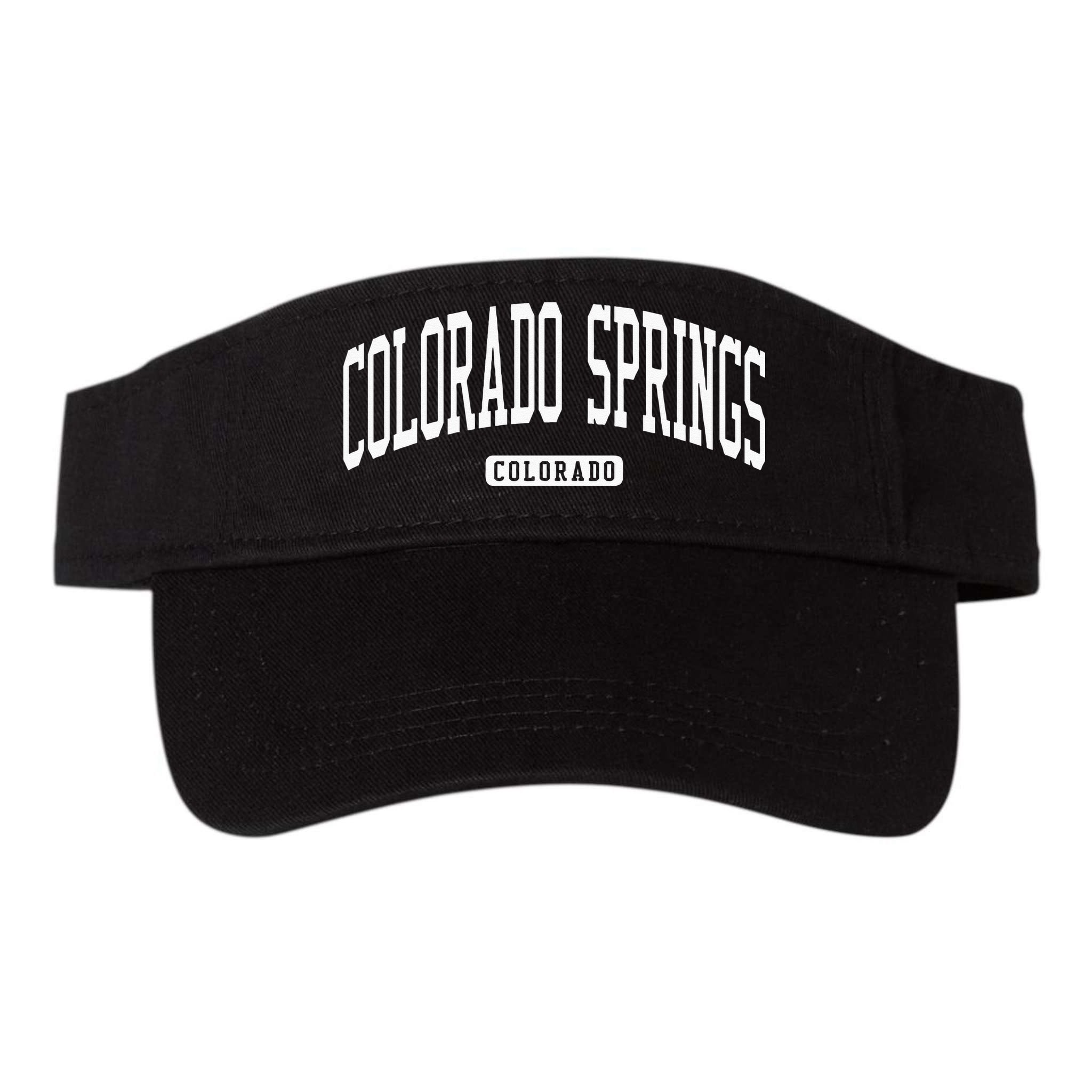 Colorado Springs Colorado CO College University Style Visor