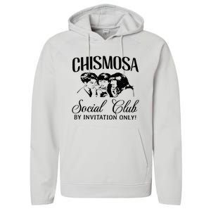 Chismosa Social Club By Invitation Only Performance Fleece Hoodie