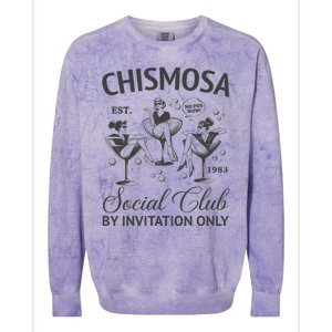 Chismosa Social Club Latina Mexicana Funny Hispanic Women Colorblast Crewneck Sweatshirt