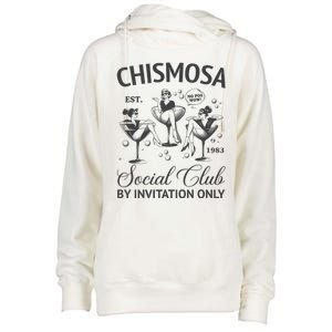 Chismosa Social Club Latina Mexicana Funny Hispanic Women Womens Funnel Neck Pullover Hood