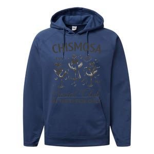 Chismosa Social Club Latina Mexicana Funny Hispanic Women Performance Fleece Hoodie