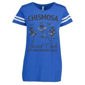 Chismosa Social Club Latina Mexicana Funny Hispanic Women Enza Ladies Jersey Football T-Shirt