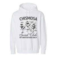 Chismosa Social Club Latina Mexicana Funny Hispanic Women Garment-Dyed Fleece Hoodie