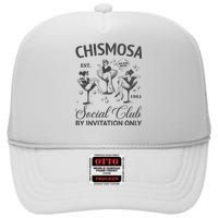 Chismosa Social Club Latina Mexicana Funny Hispanic Women High Crown Mesh Back Trucker Hat