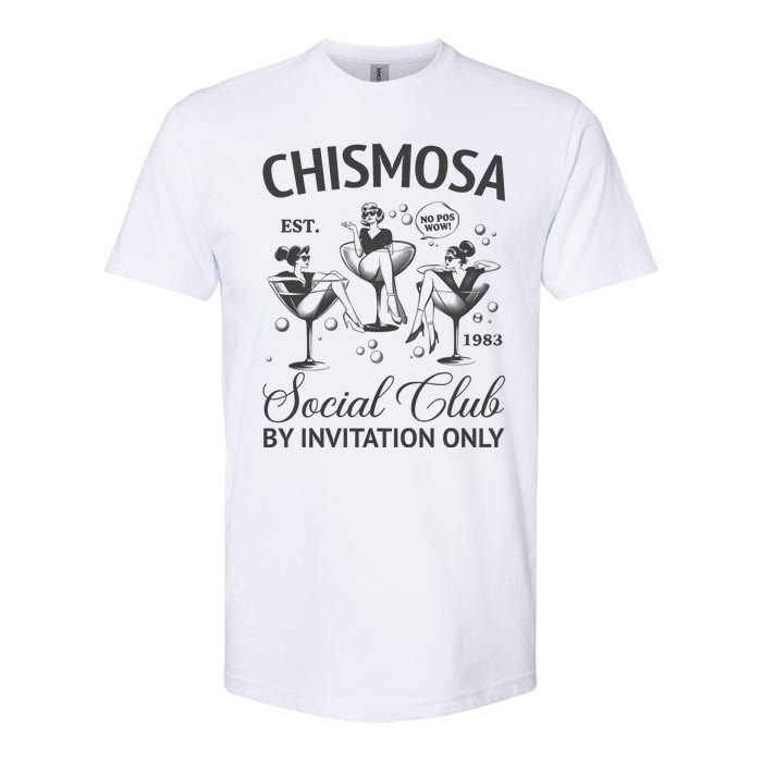 Chismosa Social Club Latina Mexicana Funny Hispanic Women Softstyle CVC T-Shirt