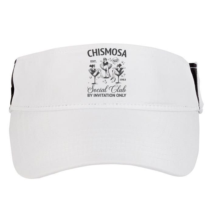 Chismosa Social Club Latina Mexicana Funny Hispanic Women Adult Drive Performance Visor