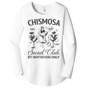 Chismosa Social Club Latina Mexicana Funny Hispanic Women Women's Perfect Tri Tunic Long Sleeve Shirt