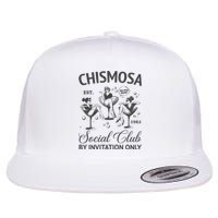 Chismosa Social Club Latina Mexicana Funny Hispanic Women Flat Bill Trucker Hat