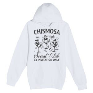 Chismosa Social Club Latina Mexicana Funny Hispanic Women Premium Pullover Hoodie