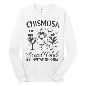 Chismosa Social Club Latina Mexicana Funny Hispanic Women Tall Long Sleeve T-Shirt