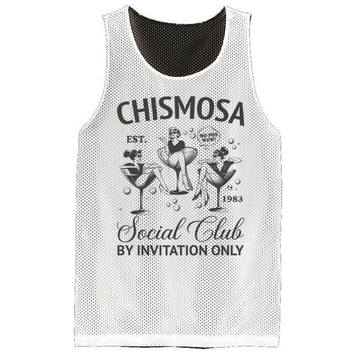 Chismosa Social Club Latina Mexicana Funny Hispanic Women Mesh Reversible Basketball Jersey Tank