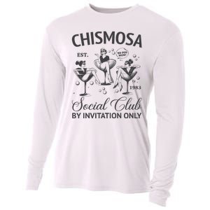 Chismosa Social Club Latina Mexicana Funny Hispanic Women Cooling Performance Long Sleeve Crew