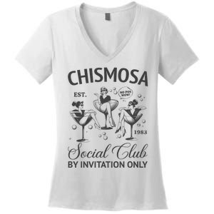 Chismosa Social Club Latina Mexicana Funny Hispanic Women Women's V-Neck T-Shirt