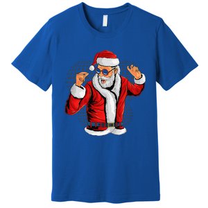 Cool Santa Claus Christmas Party Outfit Funny And Funny Premium T-Shirt