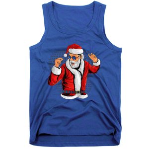 Cool Santa Claus Christmas Party Outfit Funny And Funny Tank Top