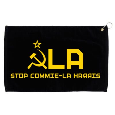 Commiela Stop Commiela Harris Stop Kamala Trump 2024 Grommeted Golf Towel