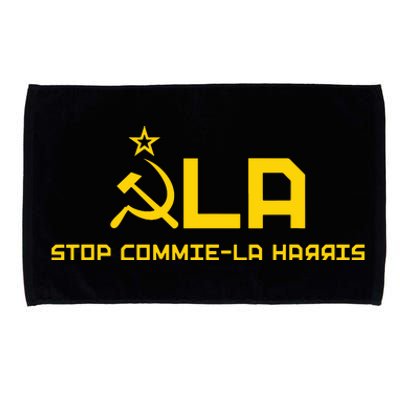 Commiela Stop Commiela Harris Stop Kamala Trump 2024 Microfiber Hand Towel