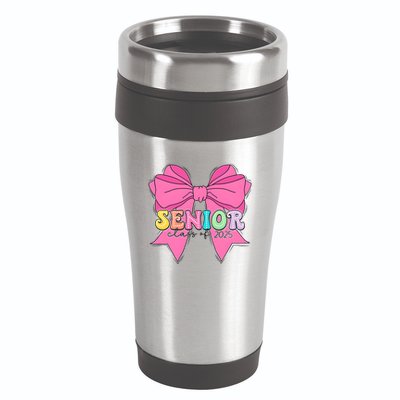 Coquette Senior Class Of 2025 16oz Travel Tumbler