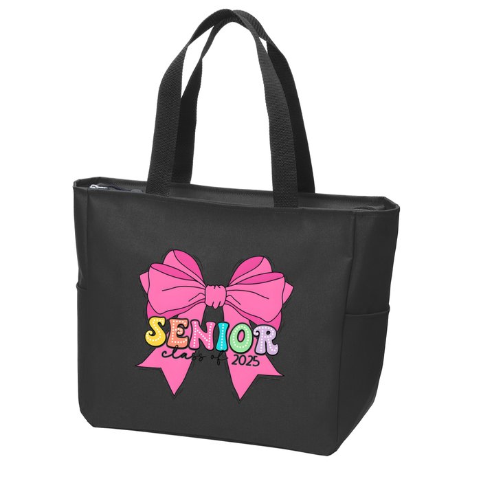 Coquette Senior Class Of 2025 Zip Tote Bag