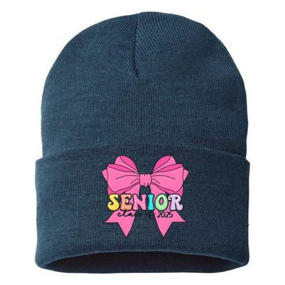 Coquette Senior Class Of 2025 Sustainable Knit Beanie