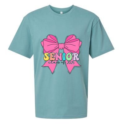 Coquette Senior Class Of 2025 Sueded Cloud Jersey T-Shirt