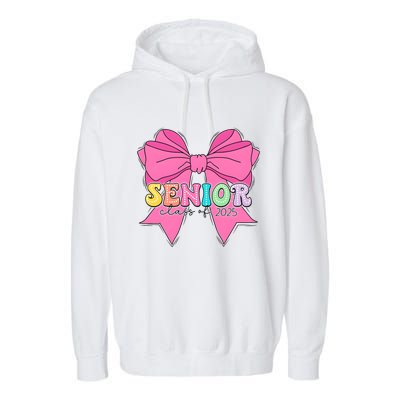Coquette Senior Class Of 2025 Garment-Dyed Fleece Hoodie