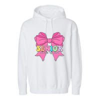 Coquette Senior Class Of 2025 Garment-Dyed Fleece Hoodie