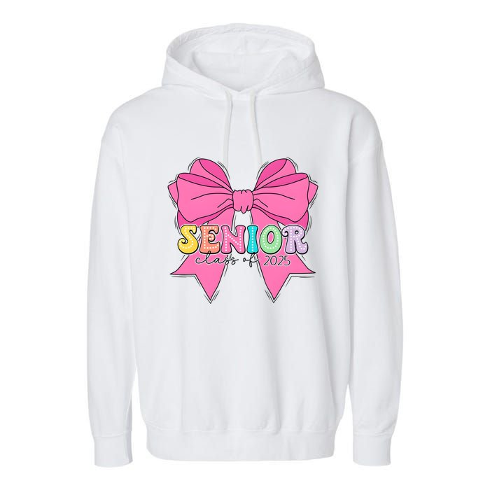 Coquette Senior Class Of 2025 Garment-Dyed Fleece Hoodie