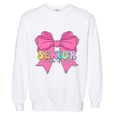 Coquette Senior Class Of 2025 Garment-Dyed Sweatshirt