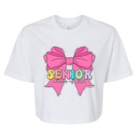 Coquette Senior Class Of 2025 Bella+Canvas Jersey Crop Tee