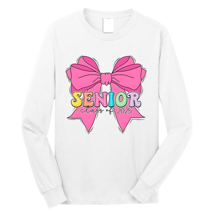 Coquette Senior Class Of 2025 Long Sleeve Shirt