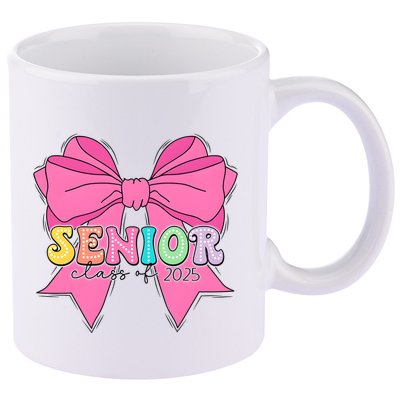 Coquette Senior Class Of 2025 11oz C Handle Ceramic Mug