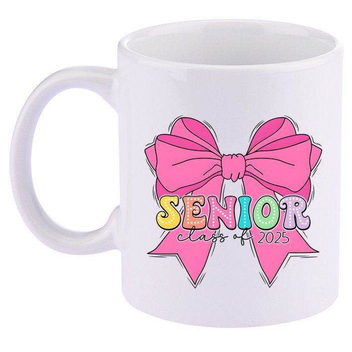 Coquette Senior Class Of 2025 11oz C Handle Ceramic Mug