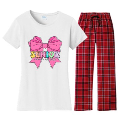 Coquette Senior Class Of 2025 Women's Flannel Pajama Set