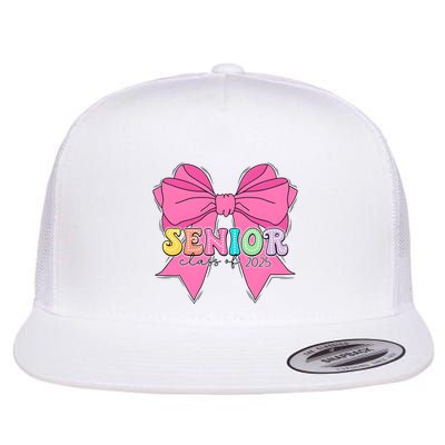 Coquette Senior Class Of 2025 Flat Bill Trucker Hat