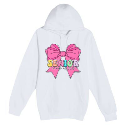 Coquette Senior Class Of 2025 Premium Pullover Hoodie