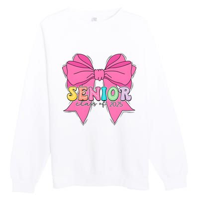 Coquette Senior Class Of 2025 Premium Crewneck Sweatshirt