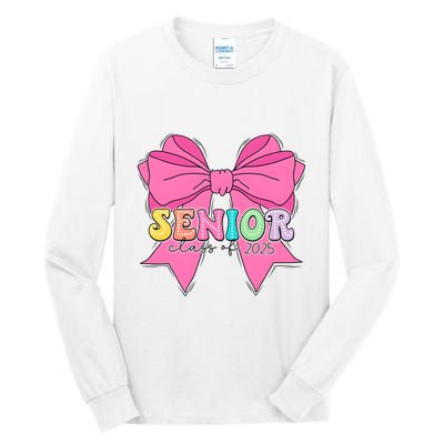 Coquette Senior Class Of 2025 Tall Long Sleeve T-Shirt