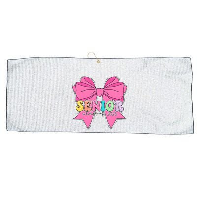Coquette Senior Class Of 2025 Large Microfiber Waffle Golf Towel